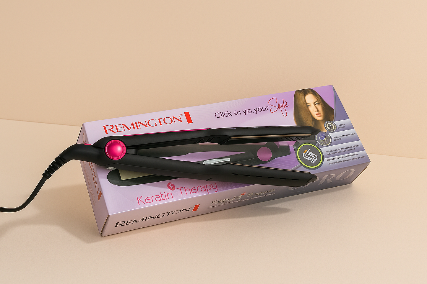 REMINGTON HAIR STRIGHTENER AND KERATIN THERAPY
