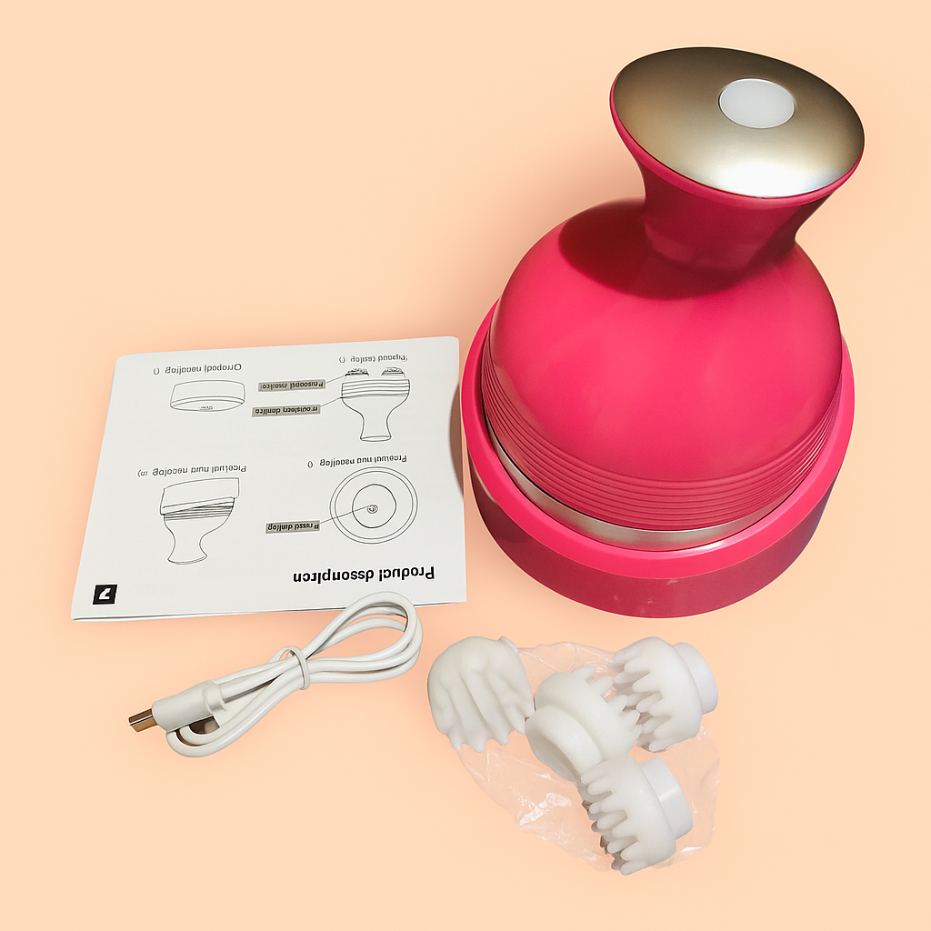 Electric Scalp Massager With 4 Modes