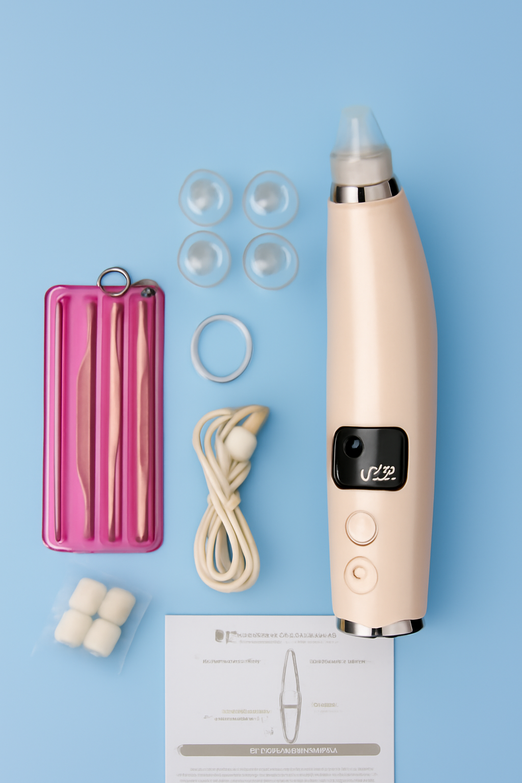 Acne Pore Cleaner & Black Head Remover With Cleaning Tools